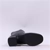 Wonders Lady Platform Block Heel Boot - Black Leather